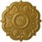 Ekena Millwork Deria Ceiling Medallion (Fits Canopies up to 6"), Hand-Painted Pharaohs Gold, 20 1/4"OD x 1 1/2"P CM20DRPGS - alternate 1